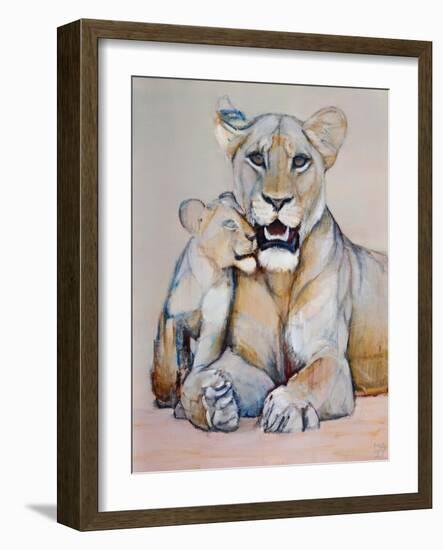 Mother Icon, 2021, (Oil on Canvas)-Mark Adlington-Framed Giclee Print