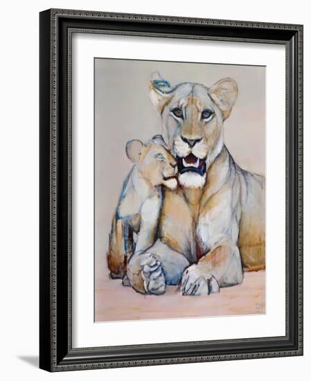 Mother Icon, 2021, (Oil on Canvas)-Mark Adlington-Framed Giclee Print