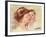 Mother in Profile with Baby Cheek to Cheek-Mary Cassatt-Framed Giclee Print