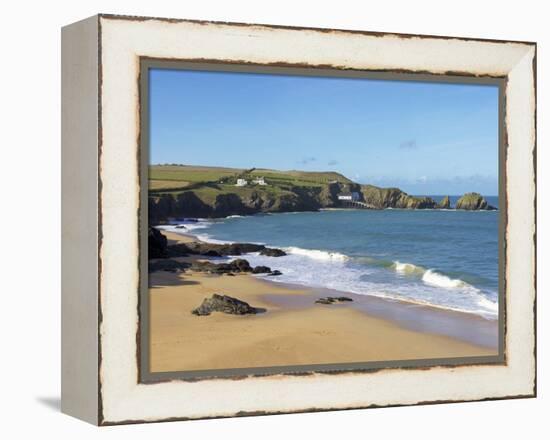 Mother Ivey's Bay, Cornwall, England, United Kingdom, Europe-Jeremy Lightfoot-Framed Premier Image Canvas