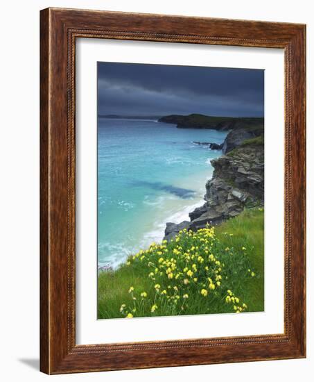 Mother Ivey's Bay, Padstow, Cornwall, England, United Kingdom, Europe-Jeremy Lightfoot-Framed Photographic Print