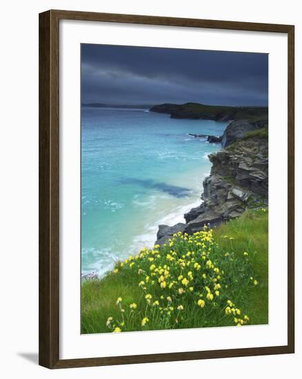 Mother Ivey's Bay, Padstow, Cornwall, England, United Kingdom, Europe-Jeremy Lightfoot-Framed Photographic Print