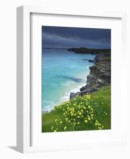 Mother Ivey's Bay, Padstow, Cornwall, England, United Kingdom, Europe-Jeremy Lightfoot-Framed Photographic Print