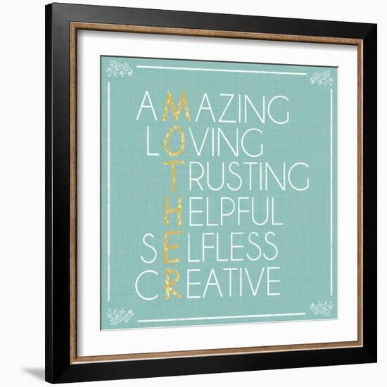 Mother Letters-Lauren Gibbons-Framed Art Print