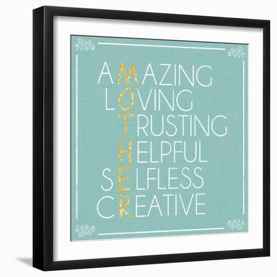 Mother Letters-Lauren Gibbons-Framed Art Print