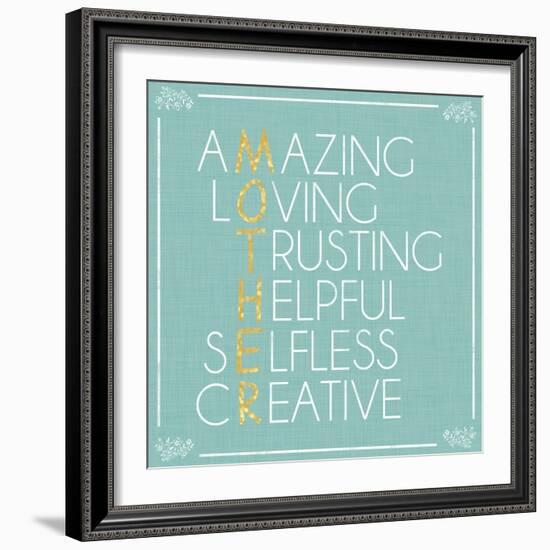 Mother Letters-Lauren Gibbons-Framed Art Print