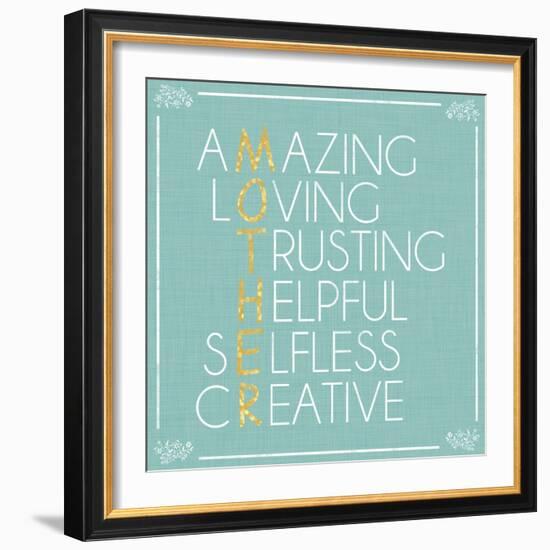 Mother Letters-Lauren Gibbons-Framed Art Print