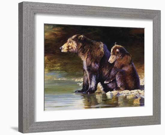 Mother Love-Julie Chapman-Framed Art Print