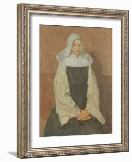 Mother Marie Poussepin-Gwen John-Framed Giclee Print