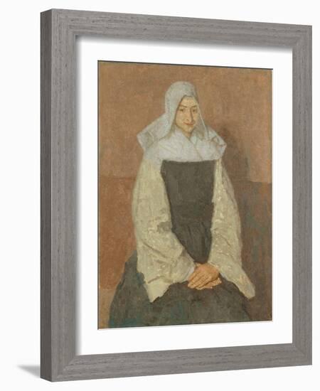 Mother Marie Poussepin-Gwen John-Framed Giclee Print