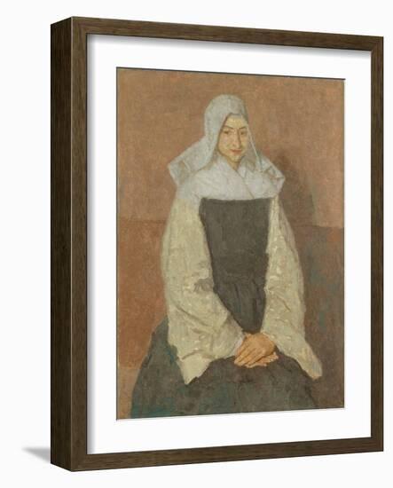 Mother Marie Poussepin-Gwen John-Framed Giclee Print