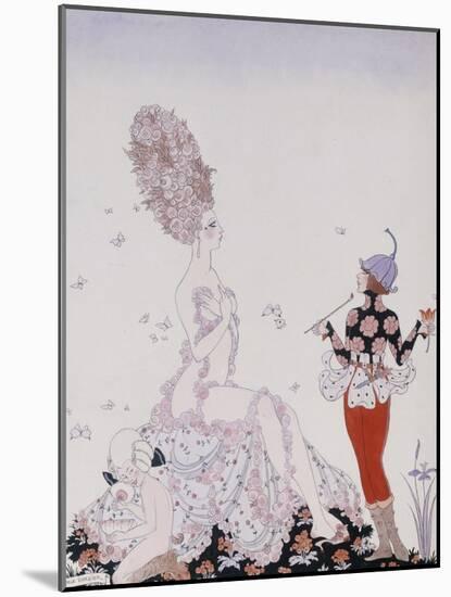 Mother Nature-Georges Barbier-Mounted Giclee Print