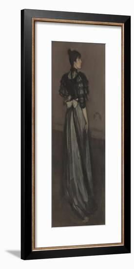 Mother of Pearl and Silver: the Andalusian, 1888-1900-James McNeill Whistler-Framed Art Print