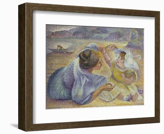 Mother Playing with Her Child, C.1897-Henri-Edmond Cross-Framed Giclee Print