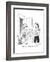 "Mother, please! I can spoil my own child." - New Yorker Cartoon-Pat Byrnes-Framed Premium Giclee Print