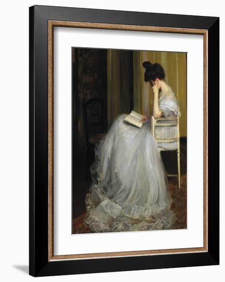 Mother Reading-Jacques Emile Blanche-Framed Premium Giclee Print