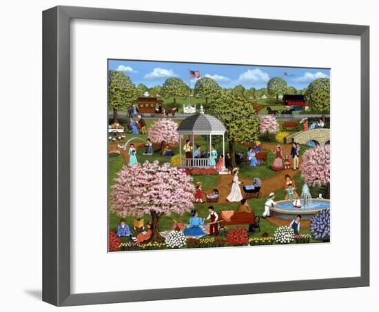 Mother’s Day at the Park-Sheila Lee-Framed Giclee Print