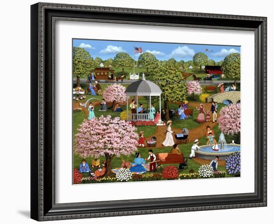 Mother’s Day at the Park-Sheila Lee-Framed Giclee Print