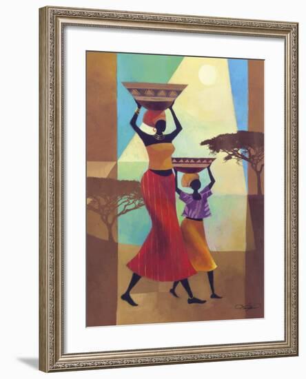 Mother's Helper-Keith Mallett-Framed Art Print