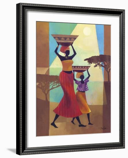 Mother's Helper-Keith Mallett-Framed Art Print