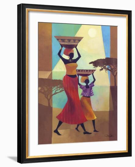 Mother's Helper-Keith Mallett-Framed Art Print