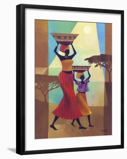 Mother's Helper-Keith Mallett-Framed Art Print