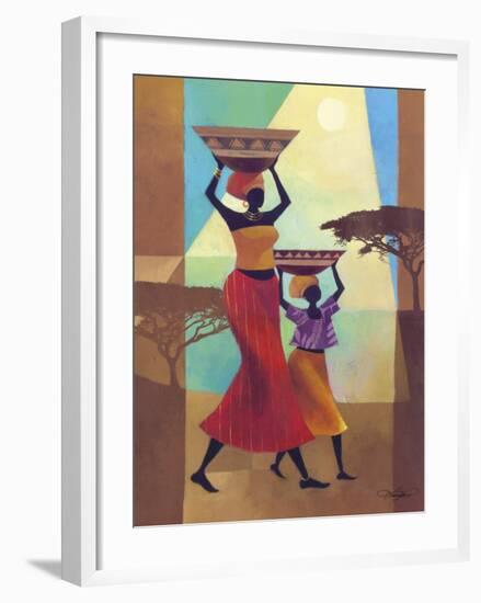 Mother's Helper-Keith Mallett-Framed Art Print