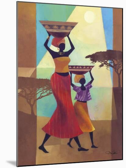 Mother's Helper-Keith Mallett-Mounted Art Print