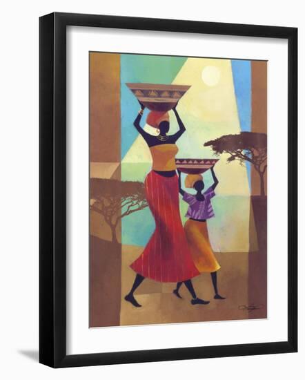 Mother's Helper-Keith Mallett-Framed Giclee Print