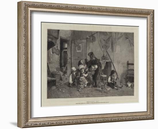 Mother's Ill-Gaetano Chierici-Framed Giclee Print