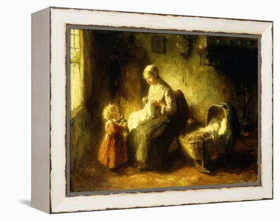 Mother's Little Helper-Bernard de Hoog-Framed Premier Image Canvas