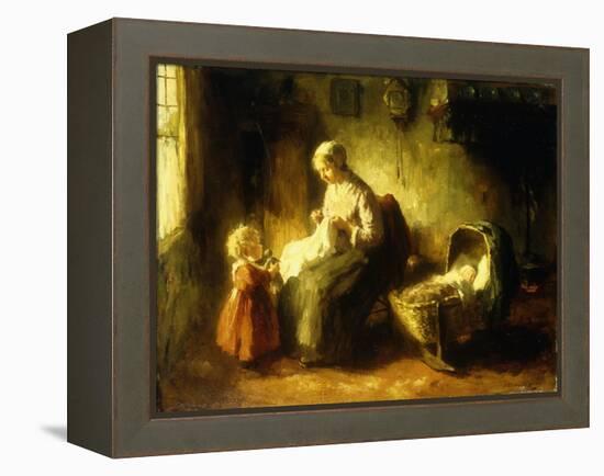 Mother's Little Helper-Bernard de Hoog-Framed Premier Image Canvas