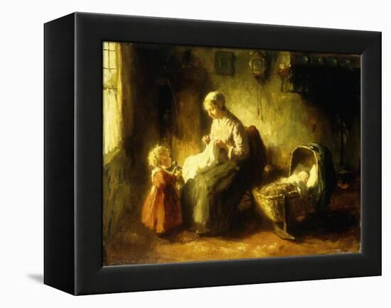 Mother's Little Helper-Bernard de Hoog-Framed Premier Image Canvas