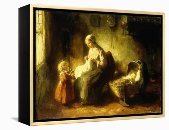 Mother's Little Helper-Bernard de Hoog-Framed Premier Image Canvas