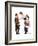 Mother Sending Children Off to School-Norman Rockwell-Framed Giclee Print