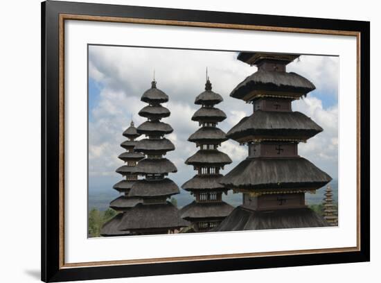 Mother Temple of Besakih, Bali, Indonesia-Keren Su-Framed Photographic Print