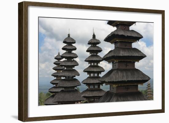 Mother Temple of Besakih, Bali, Indonesia-Keren Su-Framed Photographic Print