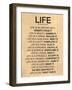 Mother Teresa Life Quote Poster-null-Framed Art Print