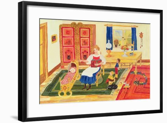 Mother with Children-Ditz-Framed Giclee Print