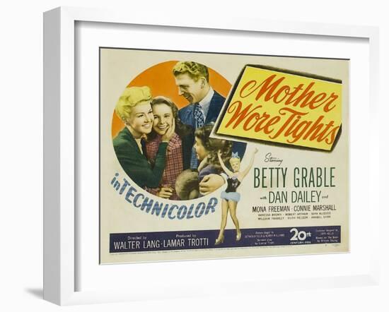 Mother Wore Tights, 1947-null-Framed Art Print