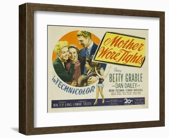 Mother Wore Tights, 1947-null-Framed Art Print