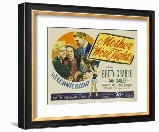 Mother Wore Tights, 1947-null-Framed Art Print