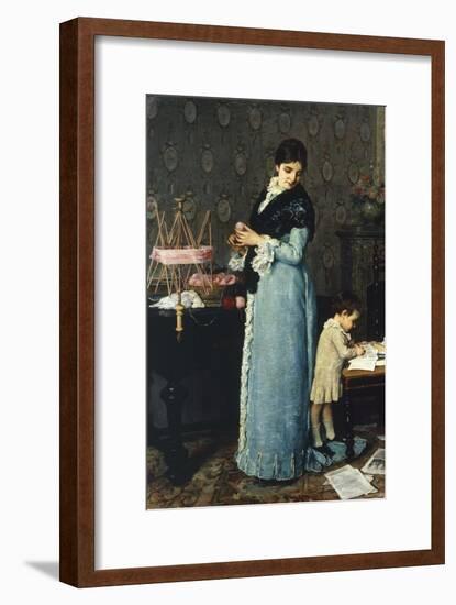 Mother-Silvestro Lega-Framed Giclee Print