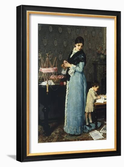 Mother-Silvestro Lega-Framed Giclee Print