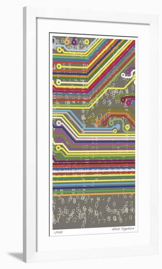 Motherboard Malfunction II-Mj Lew-Framed Giclee Print