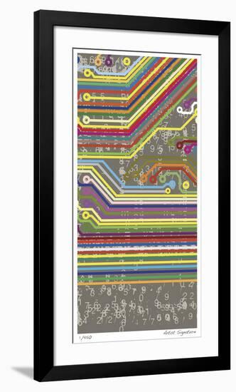 Motherboard Malfunction II-Mj Lew-Framed Giclee Print