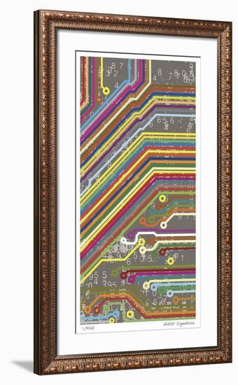 Motherboard Malfunction III-Mj Lew-Framed Giclee Print