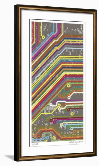 Motherboard Malfunction III-Mj Lew-Framed Giclee Print