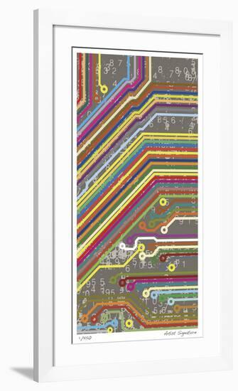 Motherboard Malfunction III-Mj Lew-Framed Giclee Print