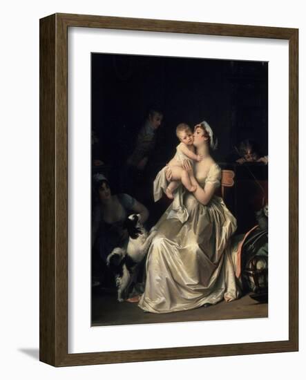 Motherhood, 1800S-Marguerite Gerard-Framed Giclee Print